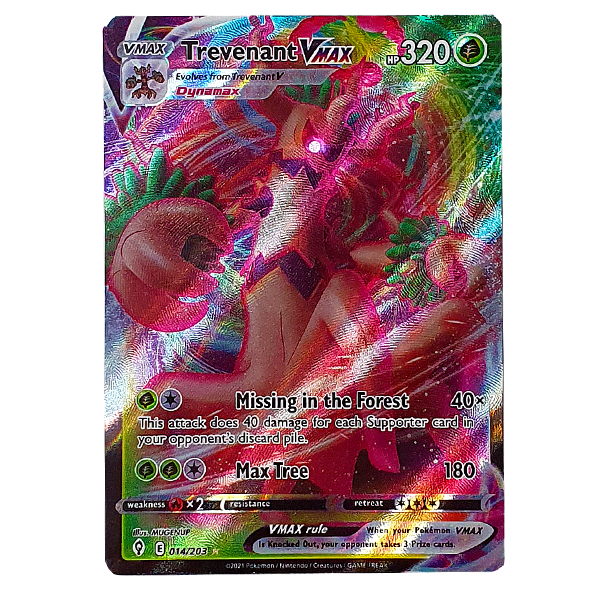 POKÉMON TCG - Trevenant VMax Ultra Rare - 014/203