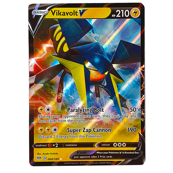 POKÉMON TCG - Vikavolt V Ultra Rare - 060/189