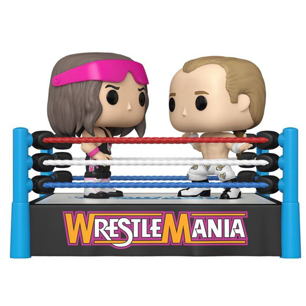 WWE - Bret "Hit Man" Hart and Shawn Michaels Wrestling Ring Moments Pop! Vinyl Figure