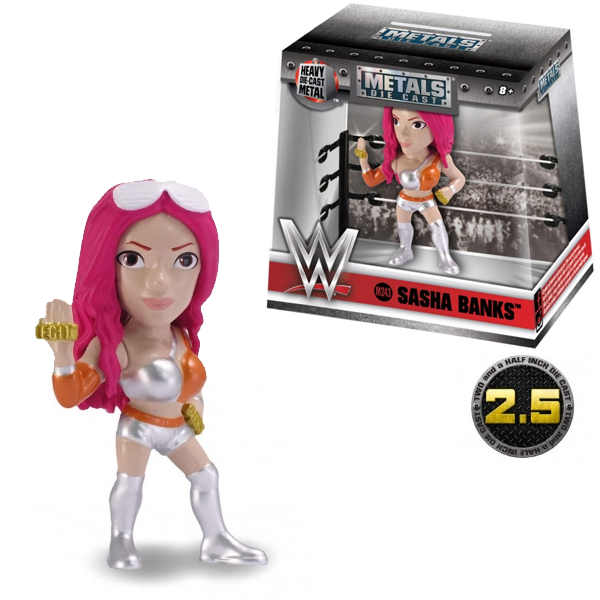 WWE - Sasha Banks 2.5” Metals Die-Cast Action Figure