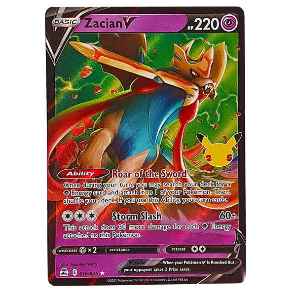 Zacian V - 016/025 - Ultra Rare