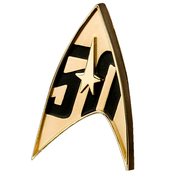 Star Trek 50th Anniversary Replica Badge – Hero Stash