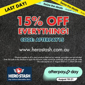 AfterPay Day 2022 - 15% Off Everything!