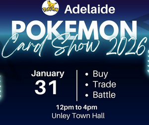 Hero Stash at Adelaide Pokémon Card Show - Store Closed Saturday 31 January 2026