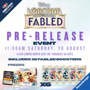 Disney Lorcana Organised Play – Fabled Pre-Release Event