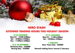 Extended trading hours this holiday season & thank you