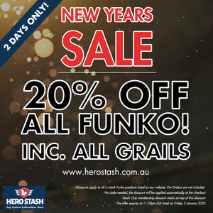 20% OFF ALL FUNKO - NEW YEARS 2025 SALE