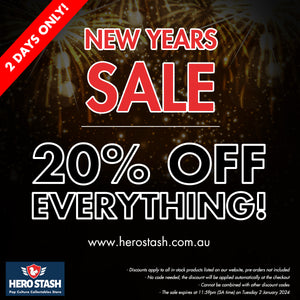 New Years Sale 2024 - 20% Off Everything In-Stock!
