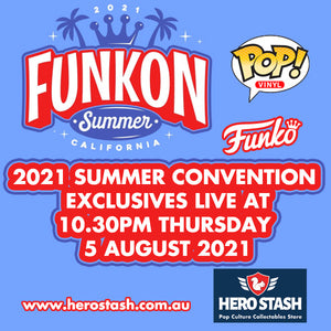 2021 SDCC (FunKon) Summer Convention Exclusives Drop at Hero Stash