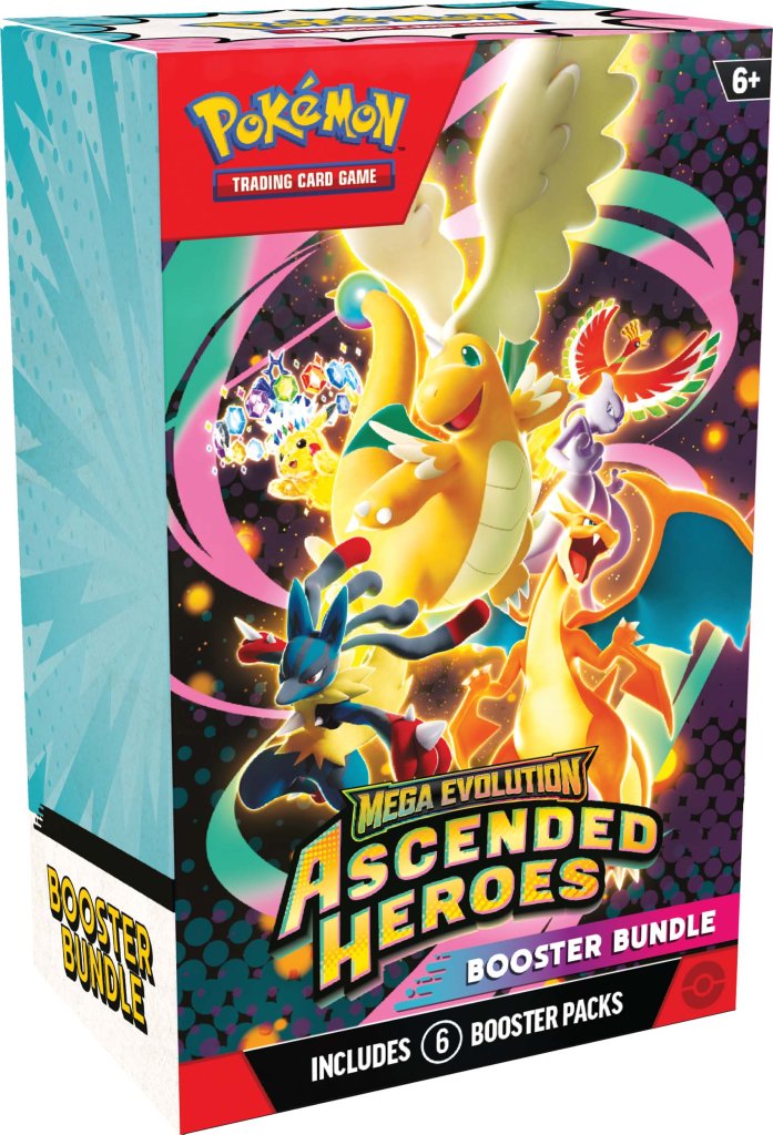 PRE-ORDER Pokemon - Mega Evolution Ascended Heroes - Booster Bundle - PRE ORDER - LIMIT 1 PER PERSON