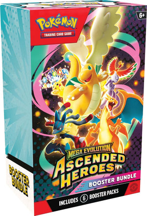 PRE-ORDER Pokemon - Mega Evolution Ascended Heroes - Booster Bundle - PRE ORDER - LIMIT 1 PER PERSON