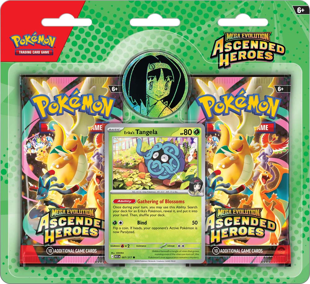 PRE-ORDER Pokemon - Mega Evolution Ascended Heroes - 2-Pack Blister (Assorted) - PRE ORDER - LIMIT 1 PER PERSON