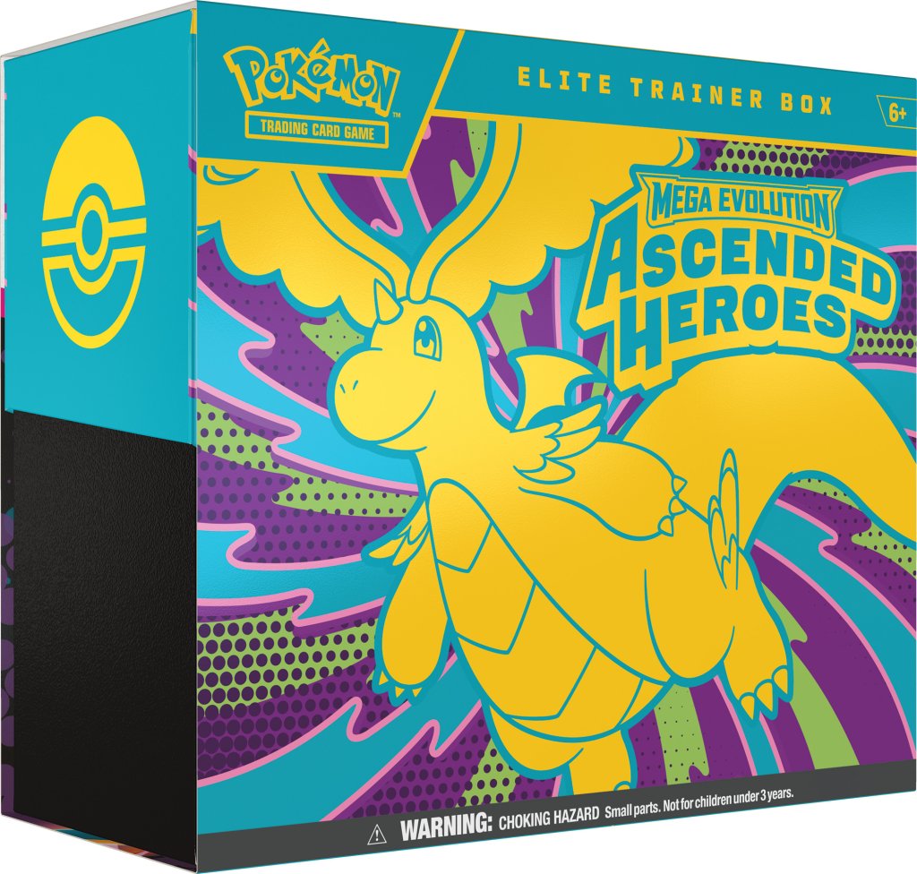 PRE-ORDER Pokemon - Mega Evolution Ascended Heroes - Elite Trainer Box - PRE ORDER - LIMIT 1 PER PERSON