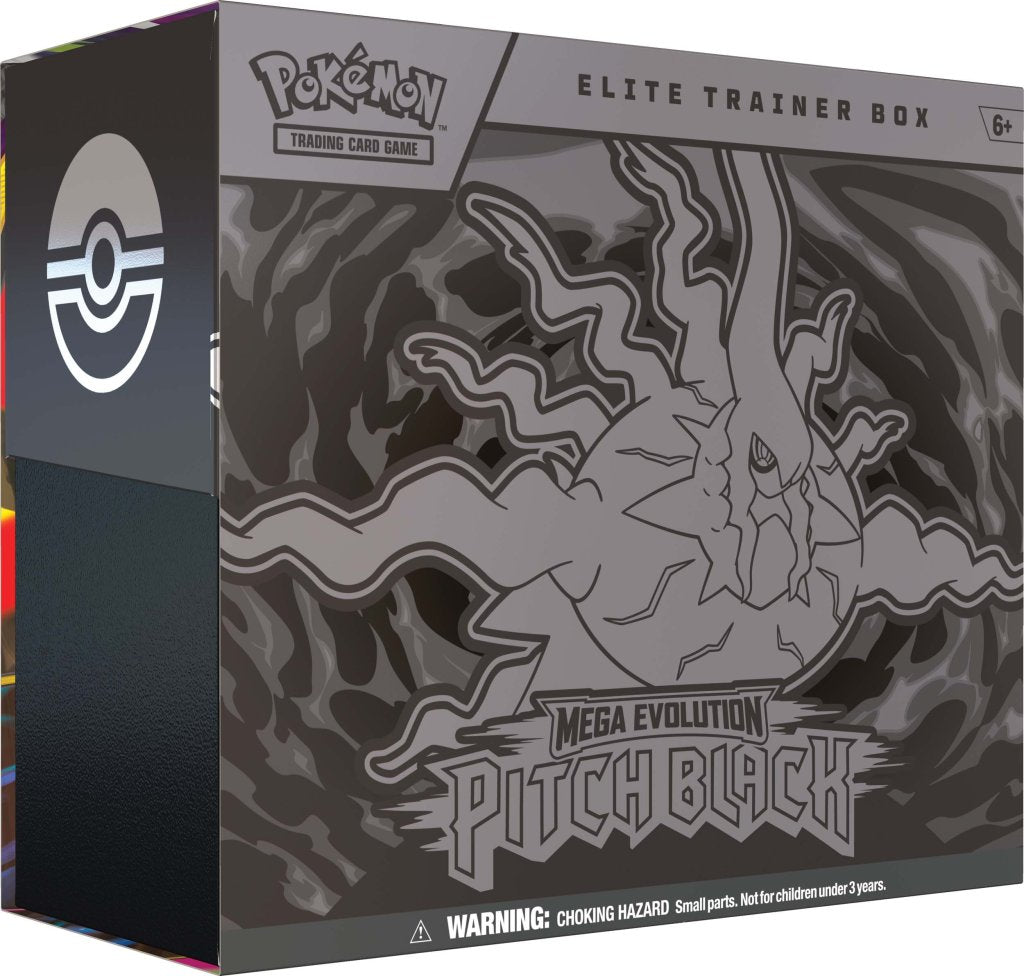 PRE-ORDER Pokemon - Mega Evolution Pitch Black - Elite Trainer Box - PRE ORDER - LIMIT 2 PER PERSON