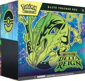 PRE-ORDER Pokemon - Mega Evolution Delta Reign - Elite Trainer Box - PRE ORDER - LIMIT 1 PER PERSON