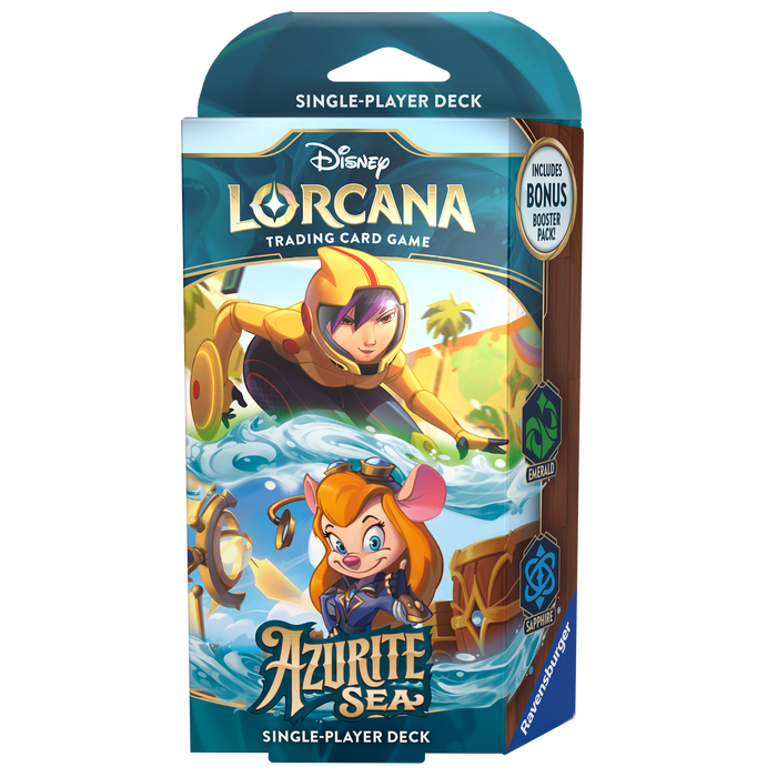 PRE-ORDER Disney Lorcarna TCG - Azurite Sea - Starter Deck (Emerald & Sapphire) - PRE-ORDER