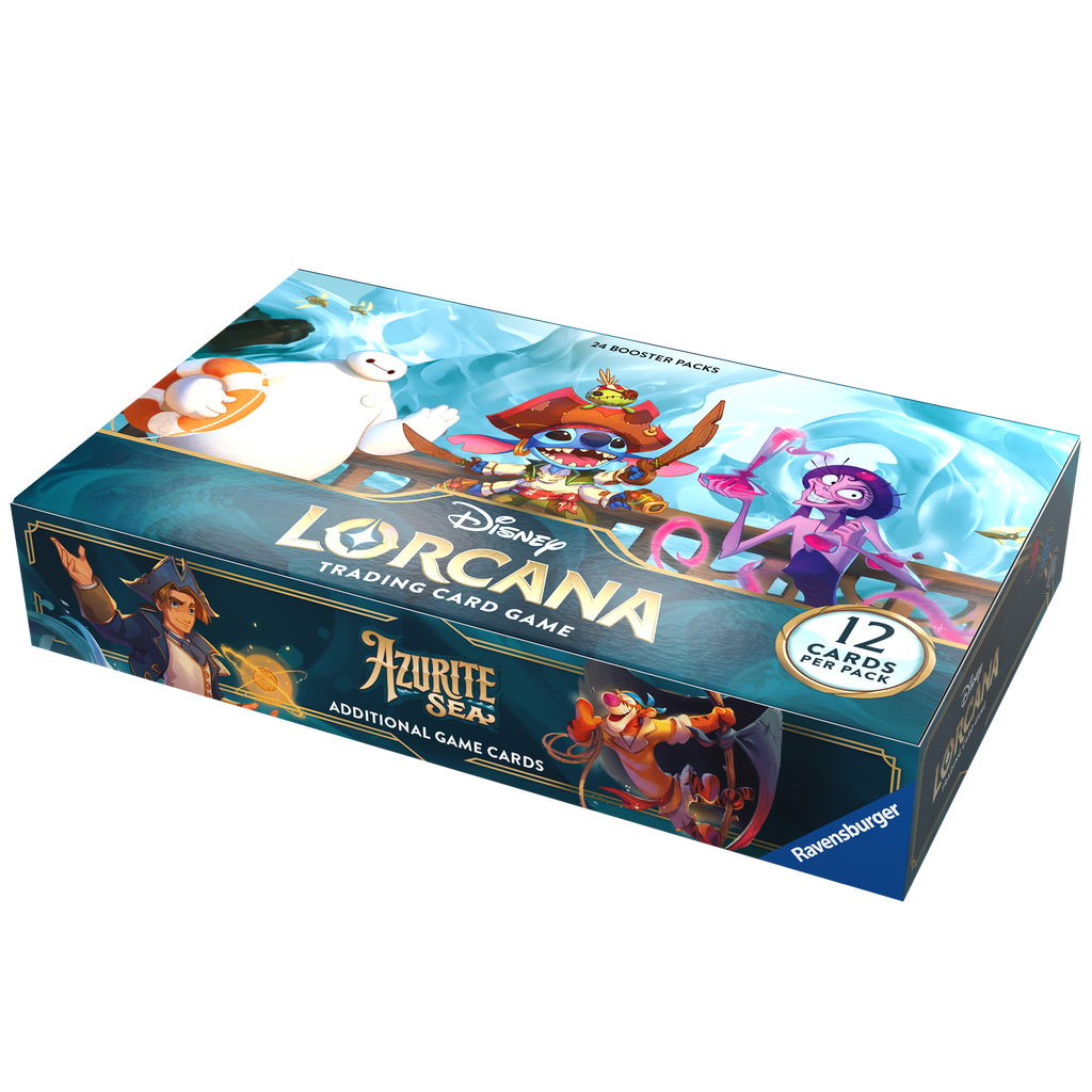 PRE-ORDER - Disney Lorcarna TCG - Azurite Sea - Sealed Booster Box - PRE-ORDER