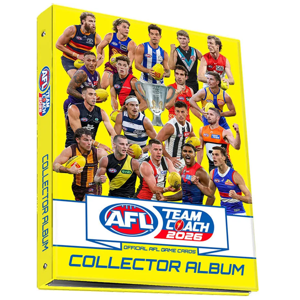 AFL - Team Coach 2026 Footy Trading Cards - Collector Album