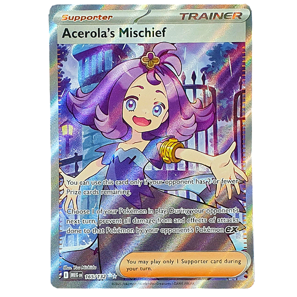 POKÉMON TCG - Acerola's Mischief Ultra Rare - 165/132