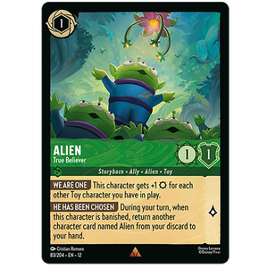 Disney Lorcana TCG - Alien True Believer - 83/204