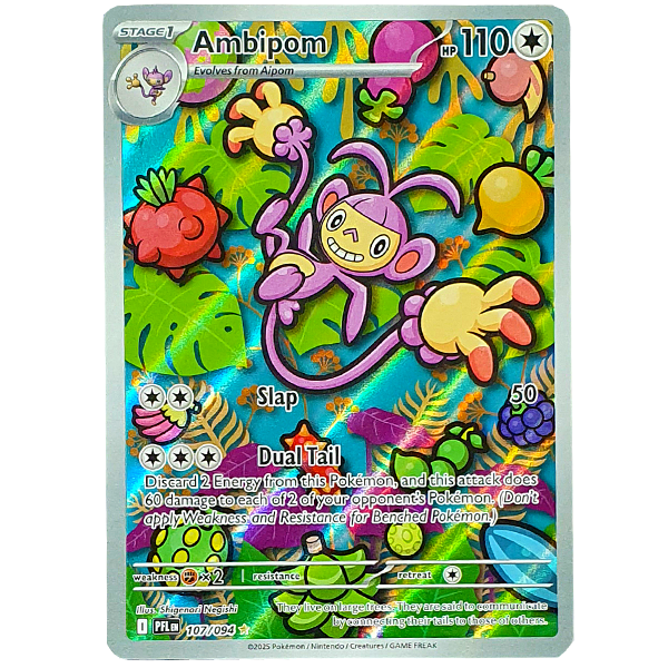 POKÉMON TCG - Ambipom Illustration Rare - 107/094