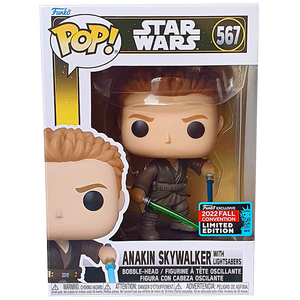 Star Wars - Anakin with Lightsabers NYCC 2022 Exclusive Pop! Vinyl Figure