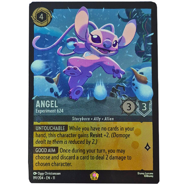 Disney Lorcana TCG - Angel Experiment 624 - 191/204 - Cold Foil