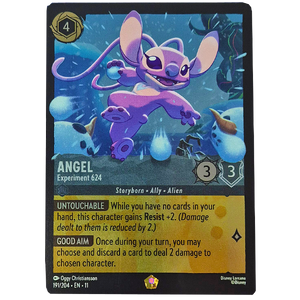 Disney Lorcana TCG - Angel Experiment 624 - 191/204 - Cold Foil