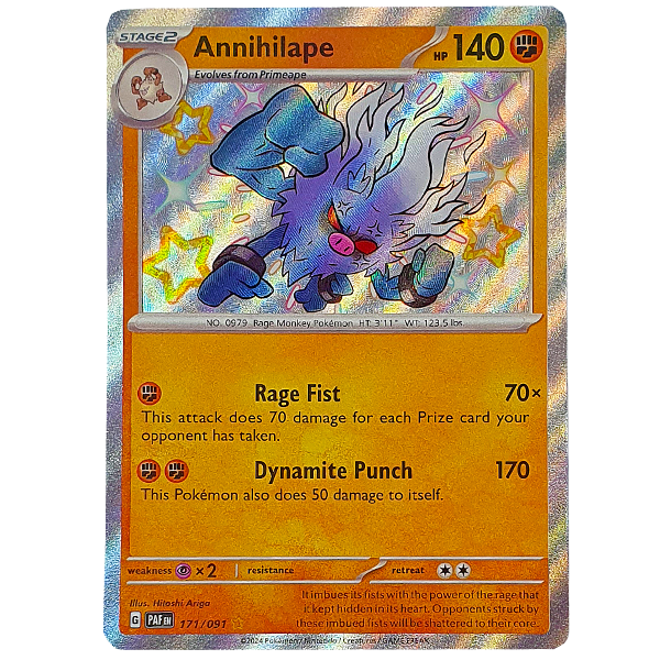 POKÉMON TCG - Annihilape Shiny Rare - 171/091