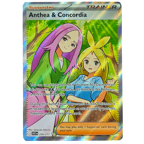 POKÉMON TCG - Anthea & Concordia Full Art Ultra Rare - 254/217