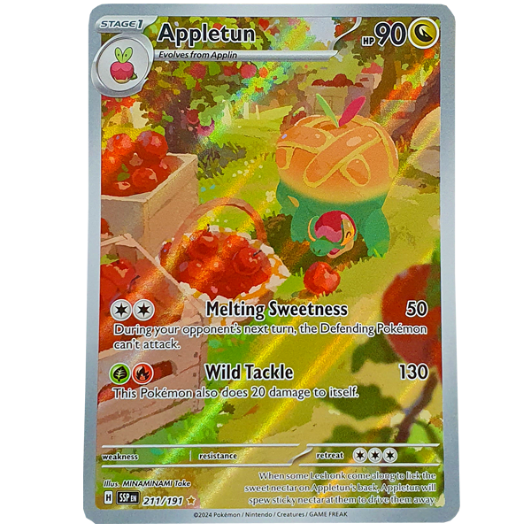 POKÉMON TCG - Appletun Illustration Rare - 211/191