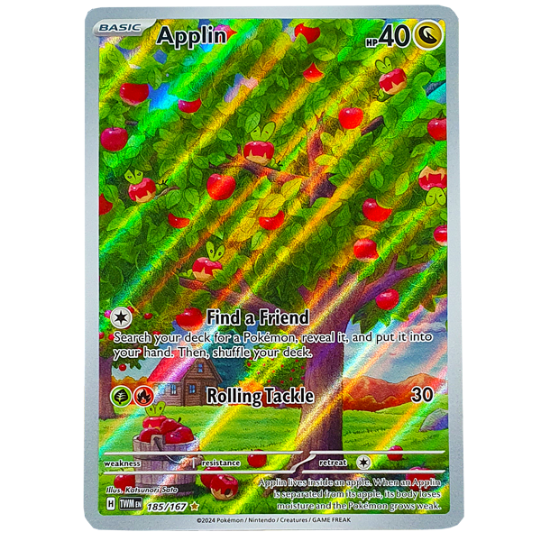 POKÉMON TCG - Applin Illustration Rare - 185/167