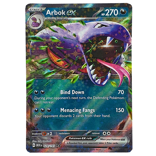 POKÉMON TCG - Arbok EX Ultra Rare - 024/165