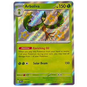 POKÉMON TCG - Arboliva Shiny Rare - 104/091
