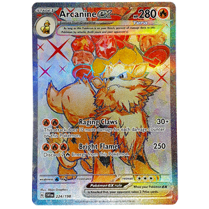 POKÉMON TCG - Arcanine EX Full Art Secret Rare - 224/198