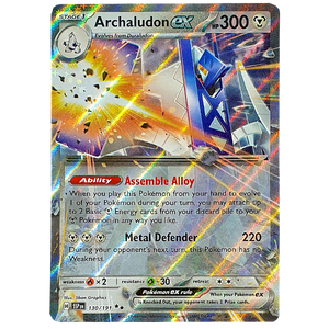 POKÉMON TCG - Archaludon EX Ultra Rare - 130/191