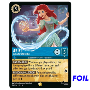 Disney Lorcana TCG - Ariel Collector of Oddities - 156/204 - Cold Foil