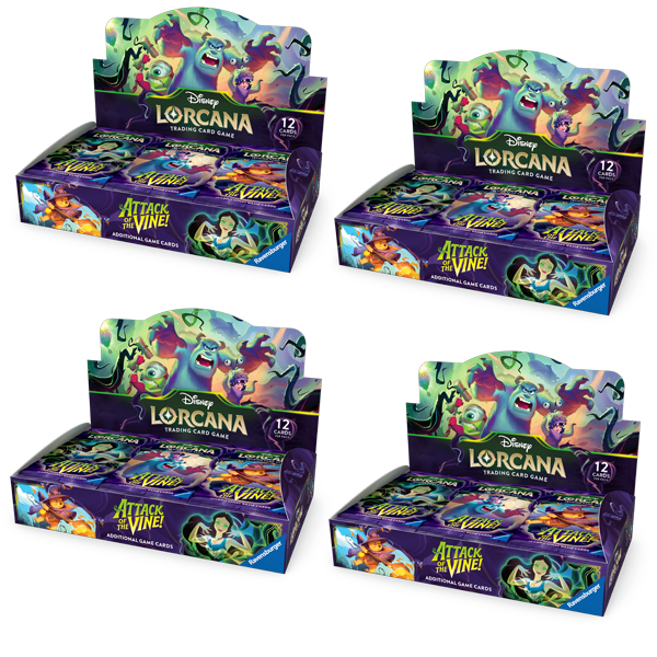 PRE-ORDER - Disney Lorcana TCG - Attack of the Vine - Sealed Case (4x Booster Box) - PRE-ORDER - LIMIT 1 PER PERSON