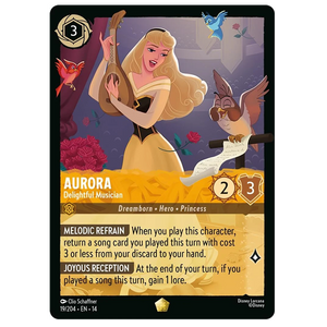 Disney Lorcana TCG - Aurora Delightful Musician - 19/204