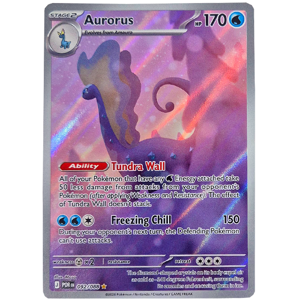 POKÉMON TCG - Aurorus Illustration Rare - 092/088