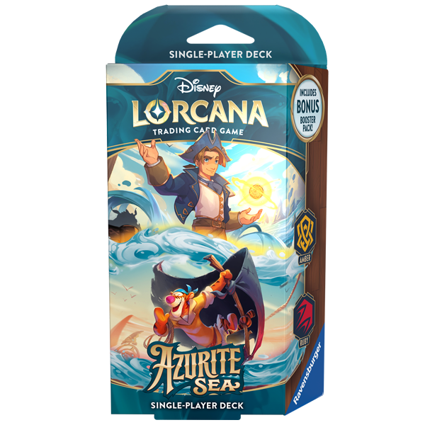 Disney Lorcarna TCG - Azurite Sea - Starter Deck (Amber & Ruby)