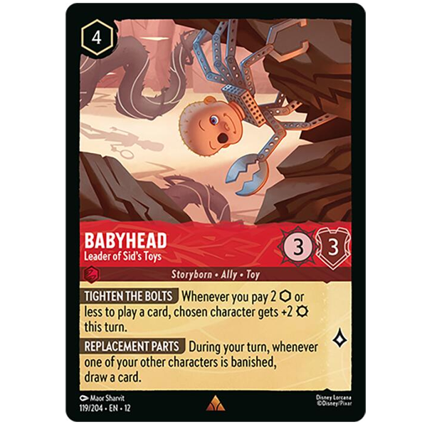 Disney Lorcana TCG - Babyhead Leader of Sid's Toys - 119/204