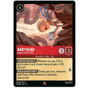 Disney Lorcana TCG - Babyhead Leader of Sid's Toys - 119/204