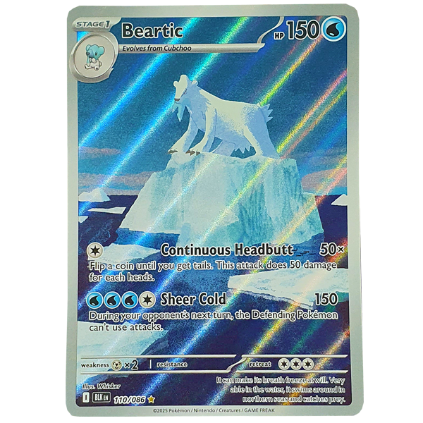 POKÉMON TCG - Beartic Illustration Rare - 110/086