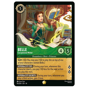 Disney Lorcana TCG - Belle Exceptional Writer - 90/204