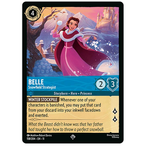 Disney Lorcana TCG - Belle Snowfield Strategist - 158/204