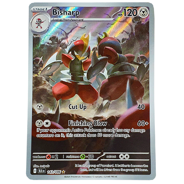 POKÉMON TCG - Bisharp Illustration Rare - 143/086