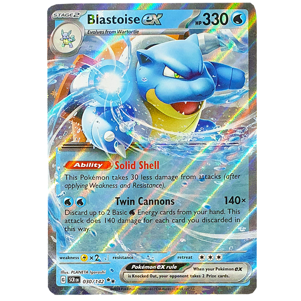 POKÉMON TCG - Blastoise EX Ultra Rare - 030/142