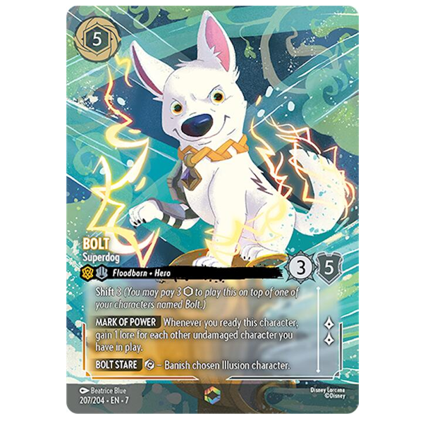 Disney Lorcana TCG - Bolt Superdog - 207/204 - Enchanted