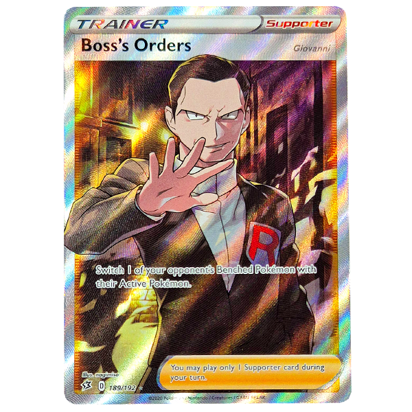 POKÉMON TCG - Boss's Orders Full Art Ultra Rare - 189/192